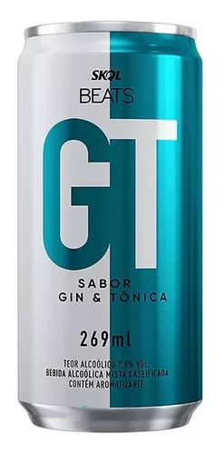 Pack Skol Beats Sabor Gin E Tônica Lata 269ml 8 Unidades - Image 2
