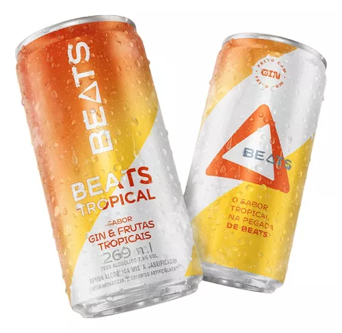 Bebida Mista Alcoólica Tropical Beats Lata 269ml Com 8 Un - Image 2